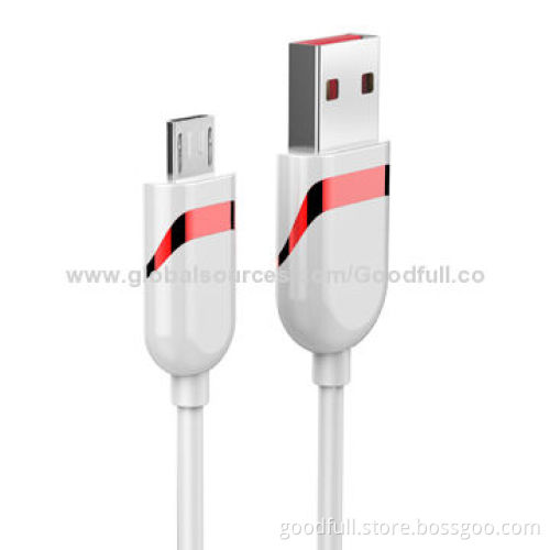 White 3m Micro USB Data Sync Charging Cable for Samsung Galaxy with 480Mbps Data Transfer Speed